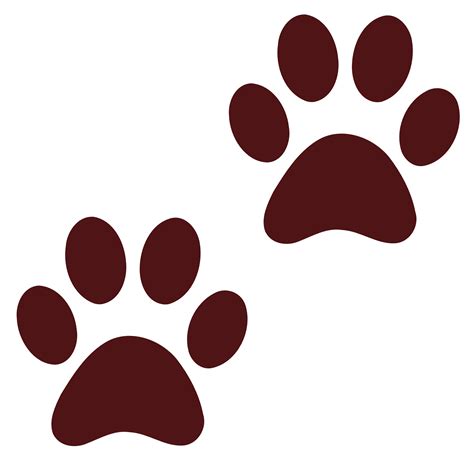 dog paw print png clipart