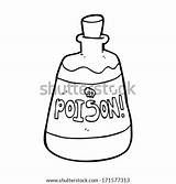 Poison Bottle Template sketch template