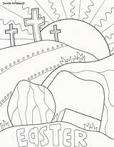 Easter Religious Coloring Pages Printable Sheets Colouring Color Doodle Getdrawings Holidays Kids Getcolorings Church Children Crafts Choose Board Bible Christianity sketch template