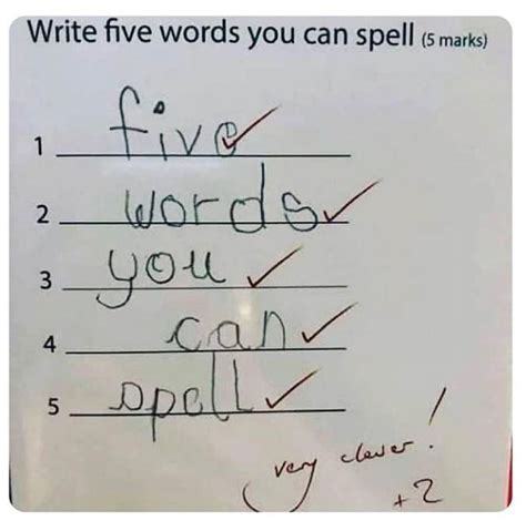 funny kid test answers  left teachers rolling teach starter