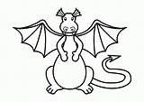 Dragon Clipart Kids Dragons Coloring Pages Children Flying Print Colour Cute Cliparts Library Colouring Clip Magical Comments Use Clipground sketch template