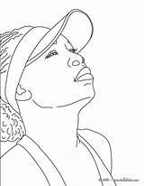 Venus Coloring Williams Pages Serena Sheets Printable Tennis Template Color Getcolorings sketch template