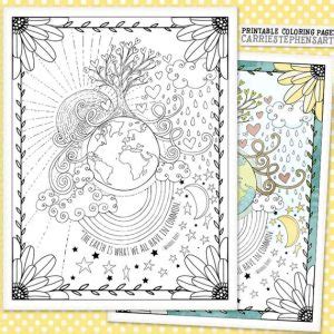 printable earth day coloring pages mom wife busy life