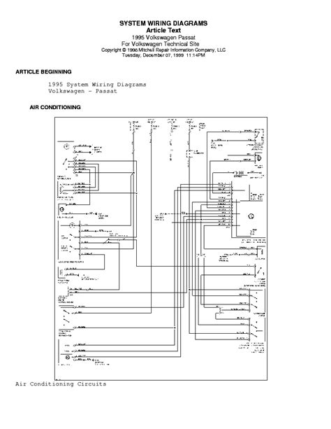 vw passat  wiring diagram service manual  schematics eeprom repair info