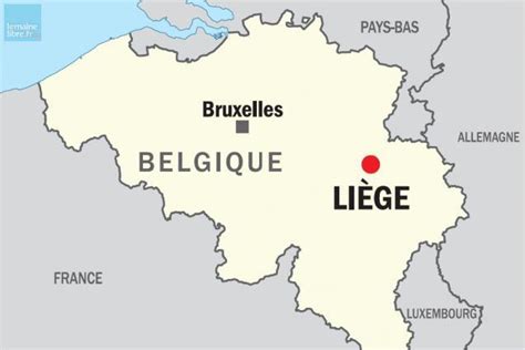 liege belgium map map  liege belgium western europe europe