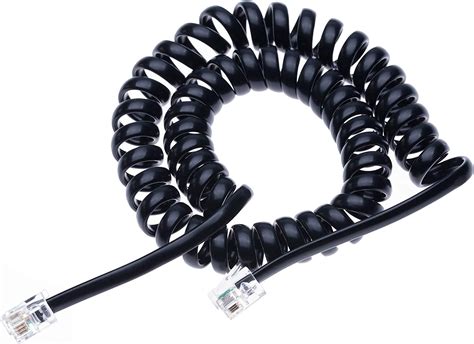 telephone cable telephonique frisee fil de combine enroulee spirale  meter compatible avec