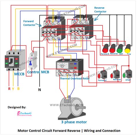 steps  connecting  reverse contactor
