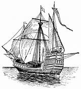 Maria Santa Columbus Ships Coloring Pages Ship Clipart Clip Nina Related Posts Source Color sketch template