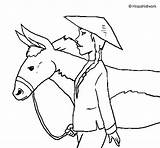 Peasant Coloring Pages Colorear Template sketch template