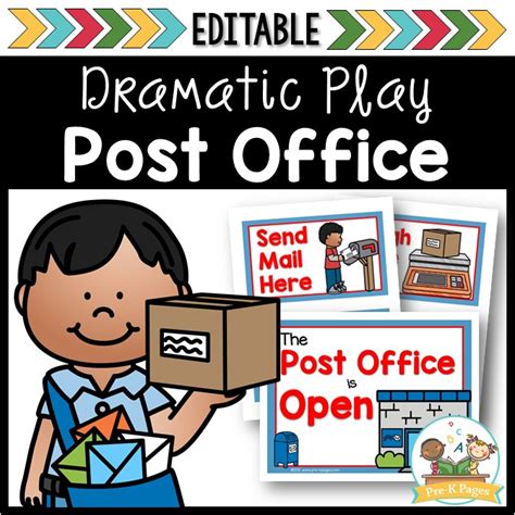 dramatic play post office pre  pages