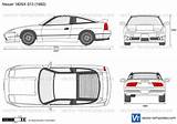 180sx S13 Nissan Template Vector Preview Templates sketch template
