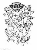 Paw Patrol Coloring Pages Printable Kids Print Printables Cartoon Zuma Characters Patroling Games Online Kit Template Sketch Look Other sketch template