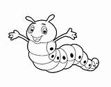 Worm Coloring Childish Coloringcrew Book sketch template