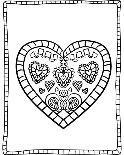 adult valentines day coloring sheets stage presents