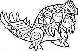 Groudon Pokemon Coloring Pages Comments sketch template
