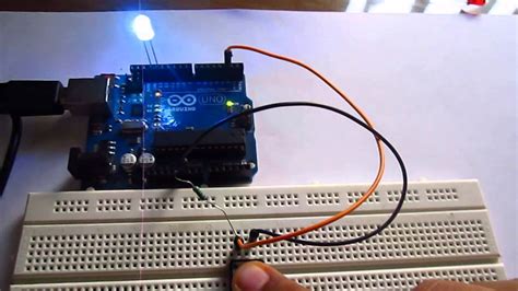 connecting  push button switch  arduino youtube