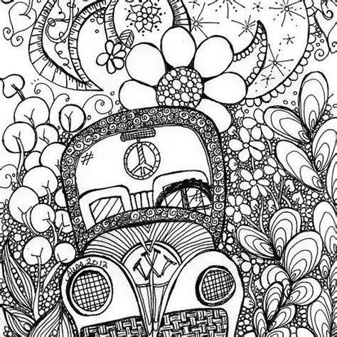 trippy coloring pages  adults ajy