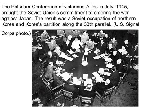 1 Korean War Pictures The Potsdam Conference Of Victorious Allies In
