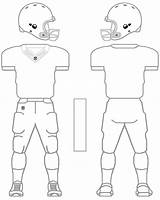 Football Jersey Blank Printable Template Coloring Uniform Clipart Nfl Basketball Jerseys Templates Uniforms Pages Cliparts Gridiron Database American Search Google sketch template
