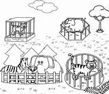 Cage Coloringpagesfortoddlers sketch template