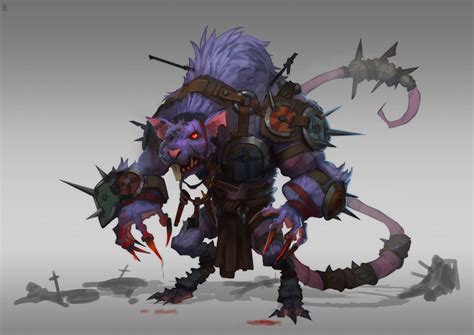 ratsby alexander trufanov warhammer fantasy battle creature design
