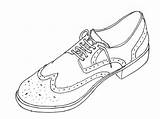 Loafers Shoes Drawing Template Coloring sketch template