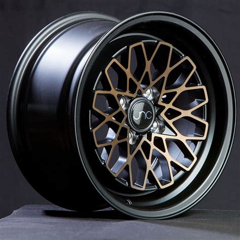 jnc wheels  jnc matte black bronze face rim