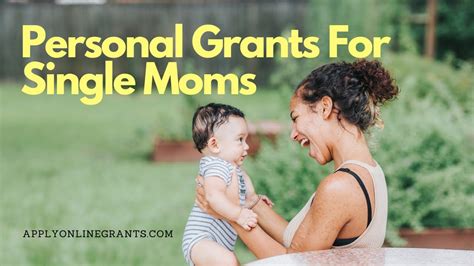 Personal Grants For Single Moms Financial Assistance Youtube