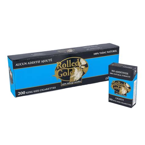 rolled gold light cigarettes native smokes canada