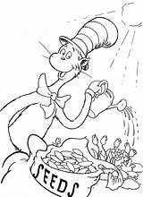 Seuss Fish Dr Coloring Pages Two Getcolorings Getdrawings sketch template