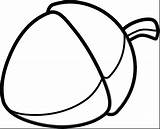 Acorn Outline Coloring Drawing Pages Clipart Accorn Bw Fall Clip Clker Md Squirrel Color Clipartbest Getcolorings Use Transparent Domain Public sketch template