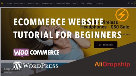 create  ecommerce website  wordpress  woocommerce
