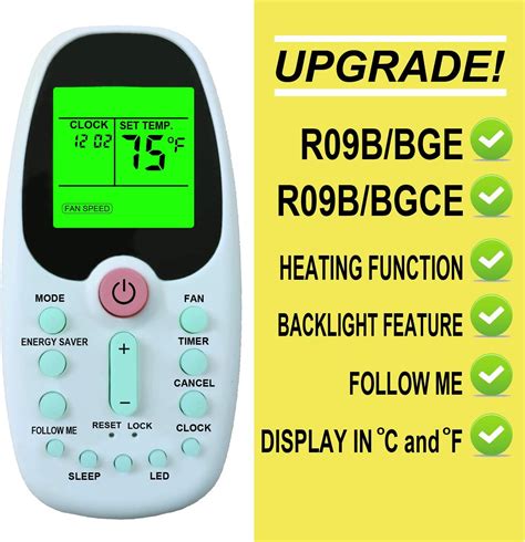 amazoncom replacment  arctic king window air conditioner remote control rbbge home