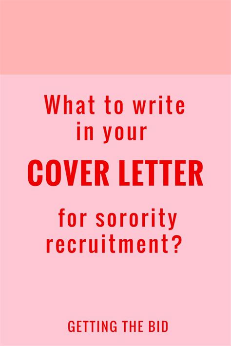cover letters  sorority recruitment sorority resume sorority