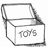 Toy Box Clipart Toys Clip Boxes Coloring Toybox Sketch Kids Pages Color Treasure Cliparts Choose Board Library Sketches Mormonshare sketch template