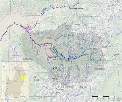 colorado river dams map