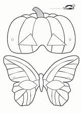 Masks Krokotak Printable Halloween Mask Kids Print Crafts Printables Pumpkin Coloring Butterfly Pages Activities Drawings Kid Carnival Children Carnaval sketch template