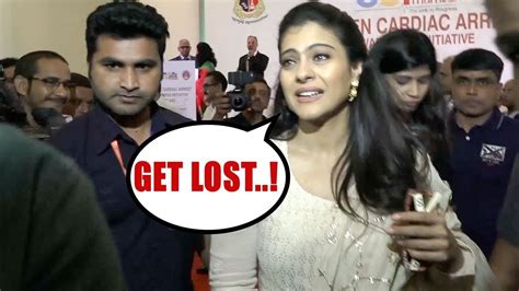 Kajol Shows So Much Attitude To Media And Fans Launch Of Sudden Cardiac