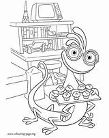 Monsters Coloring Pages University Randall Colouring Roommate Mike Inc Printable Desenho Popular sketch template