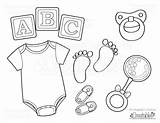 Coloring Baby Pages Printable Onesie Drawing Template Shower Kids Clipart Printables Items Drawings Printablecuttablecreatables Creatables Templates Wallet Choose Board Banner sketch template
