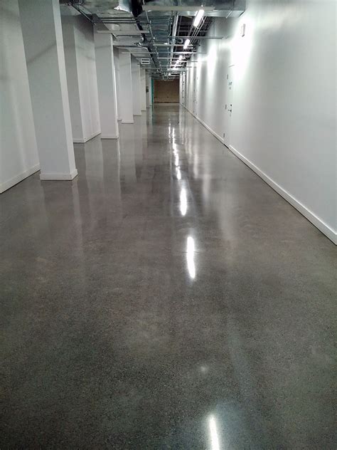 concrete polished floor completed ttm finishes