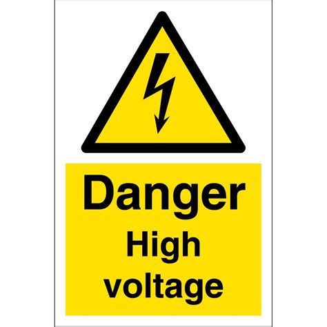 electrical shock high reselution posters signs labels xmm