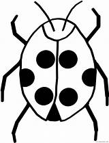 Ladybug Coloring4free Coloring Pages Printable Related Posts sketch template