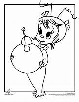 Grinch Coloring Cindy Pages Lou Christmas Who Stole Cartoon Whoville Jr sketch template