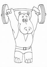 Strong Coloring Man Pages Strongman sketch template