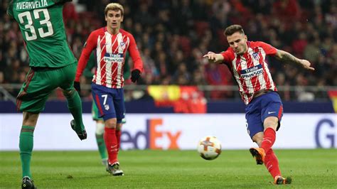 europa league atletico cruise  victory dortmund suffer shock home defeat