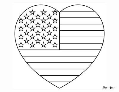 printable fourth  july coloring pages skip   lou