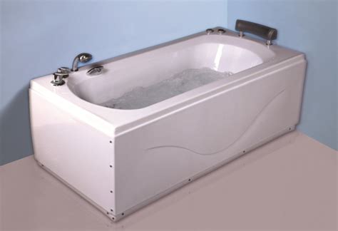 White Color Mini Indoor Hot Tubs Rectangle With Air Switch
