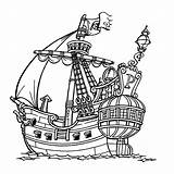 Kleurplaat Kleurplaten Piraat Piet Schip Piratenschip Piratenboot Piraten Colorear Schuit Scheve Pirat Colouring Ausmalen Pirates Coloriages Leukvoorkids Leuk Zeilschip Malvorlage sketch template