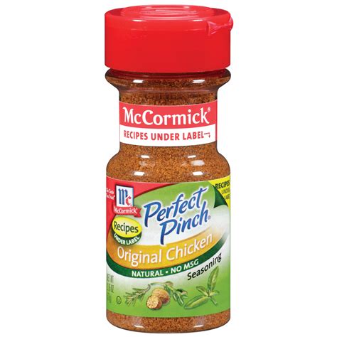 mccormick perfect pinch original chicken seasoning  oz walmartcom